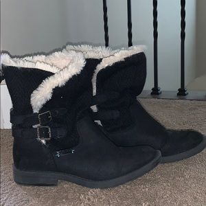 Black boots